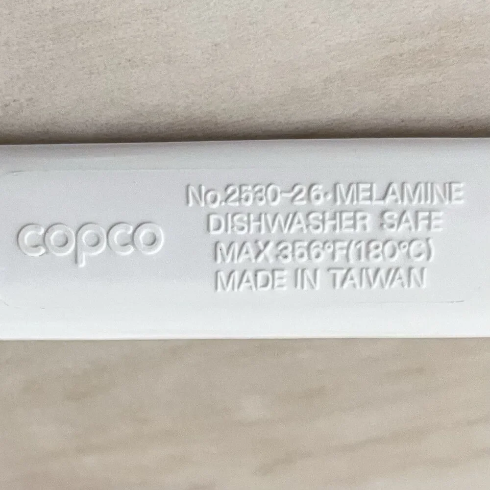 COPCO MELAMINE Utensils Serving Spoon/Fork/Strainer Long Handle Blue Red White